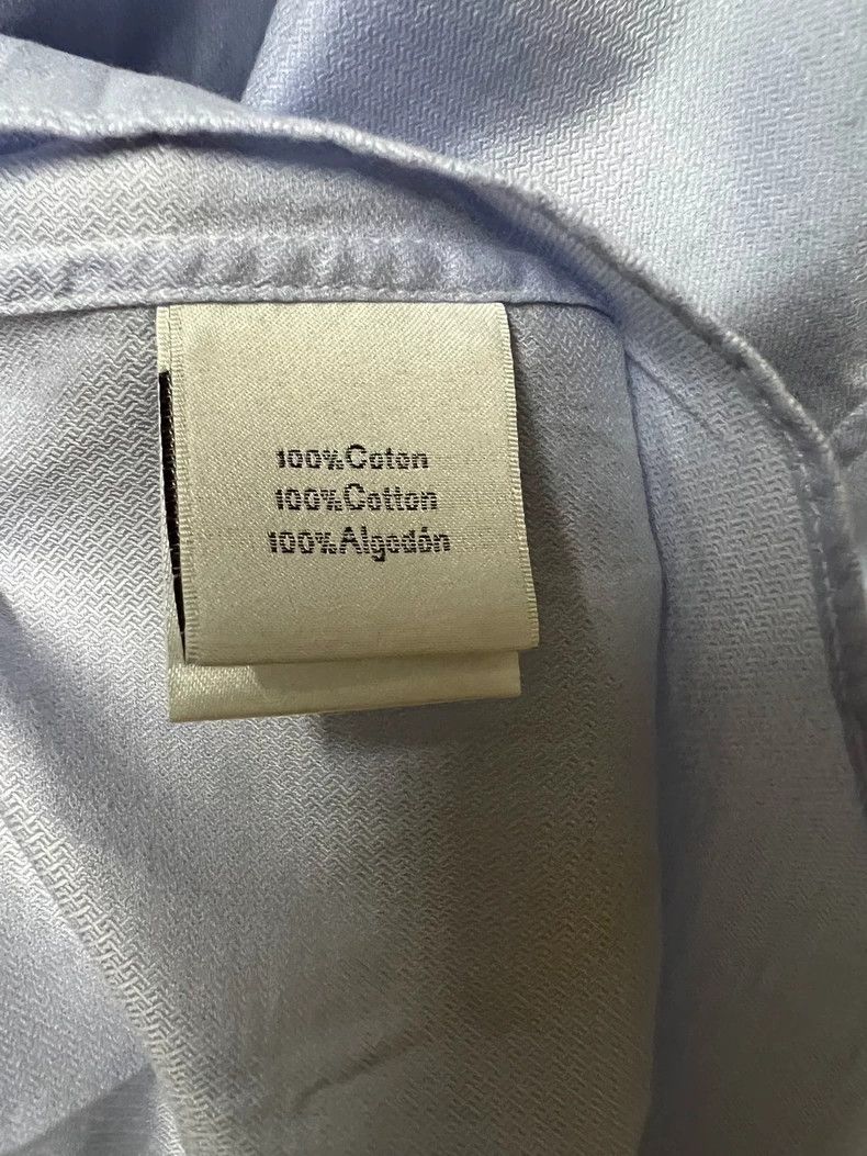 Hermes Hermes Men's Light Blue Long Sleeve Shirt Size US L / EU 52-54 / 3 - 7 Thumbnail