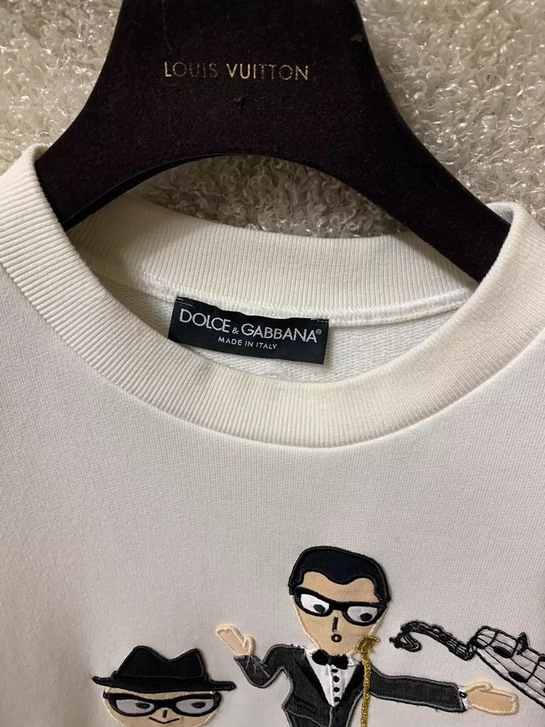 Dolce & Gabbana Dolce & Gabbana Men's Crewneck Sweatshirt Size US L / EU 52-54 / 3 - 3 Thumbnail