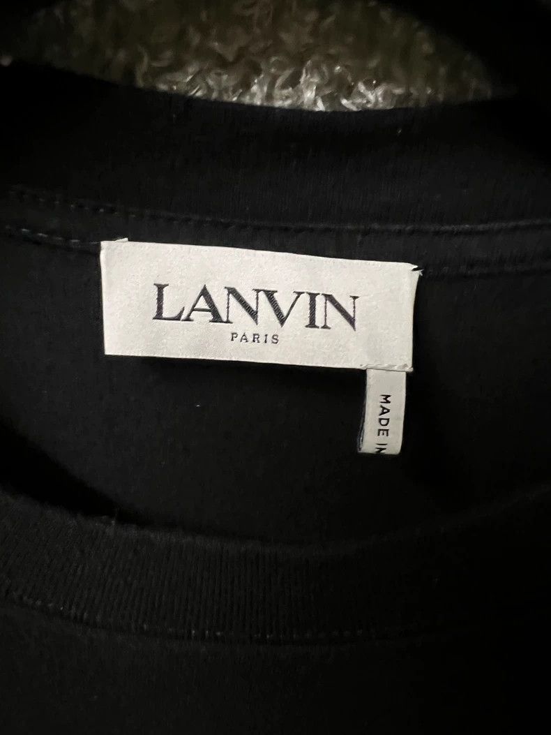 Lanvin Lanvin Men's Short Sleeve Graphic T-Shirt Size US XS / EU 42 / 0 - 5 Thumbnail