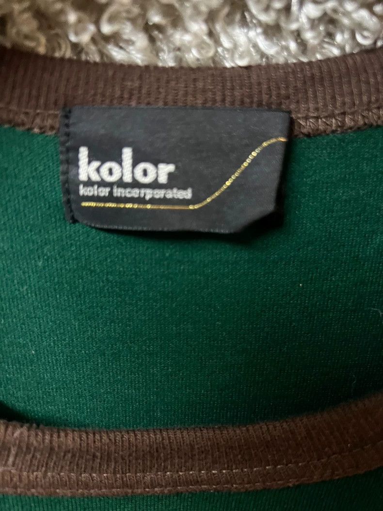 Japanese Brand kolor Men's Green Casual Short-Sleeve T-shirt Size US L / EU 52-54 / 3 - 5 Thumbnail