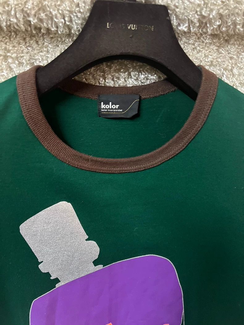 Japanese Brand kolor Men's Green Casual Short-Sleeve T-shirt Size US L / EU 52-54 / 3 - 3 Thumbnail