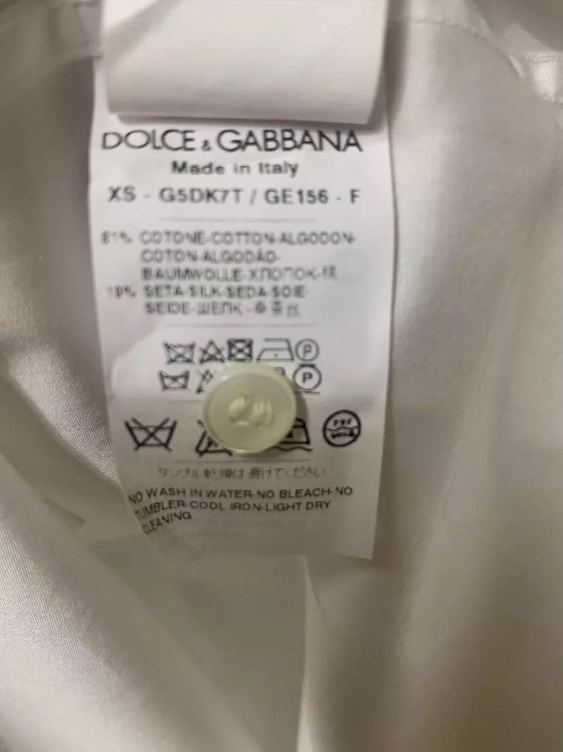 Dolce & Gabbana Dolce & Gabbana Men's White Shirt Size US M / EU 48-50 / 2 - 6 Thumbnail