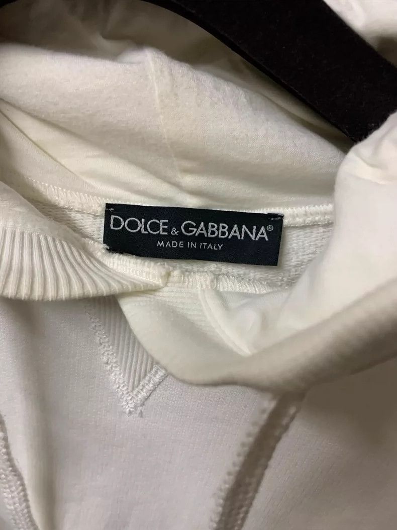Dolce & Gabbana Dolce & Gabbana Men's White Hoodie Size US L / EU 52-54 / 3 - 4 Thumbnail