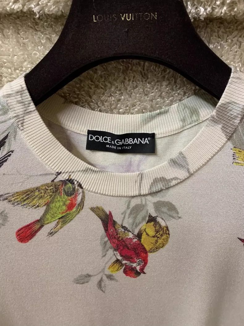 Dolce & Gabbana Dolce & Gabbana Men's Silk Long Sleeve T-shirt Size US M / EU 48-50 / 2 - 4 Thumbnail