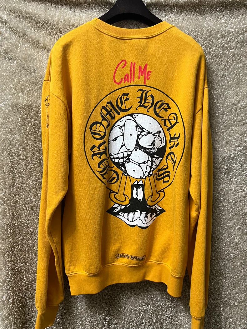 Chrome Hearts Chrome Hearts Matty Boy Yellow Sweatshirt Size US M / EU 48-50 / 2 - 5 Thumbnail