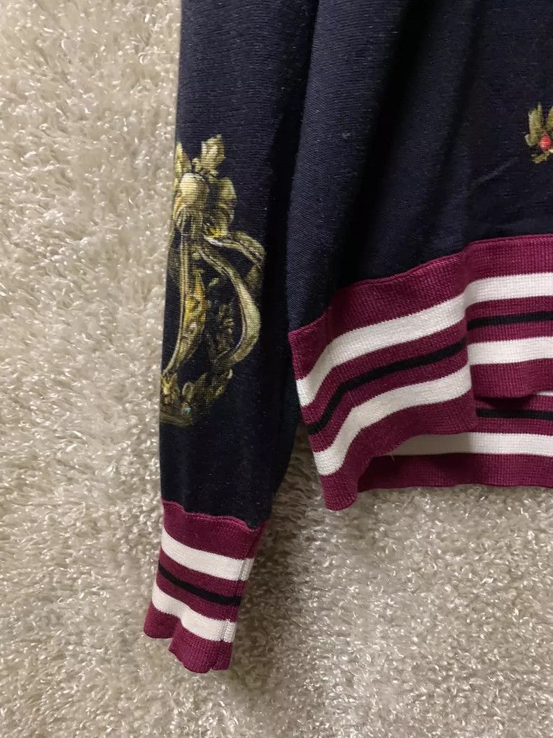 Dolce & Gabbana Dolce Gabbana Men's Crown Print Long Sleeve T-Shirt Size US M / EU 48-50 / 2 - 2 Thumbnail