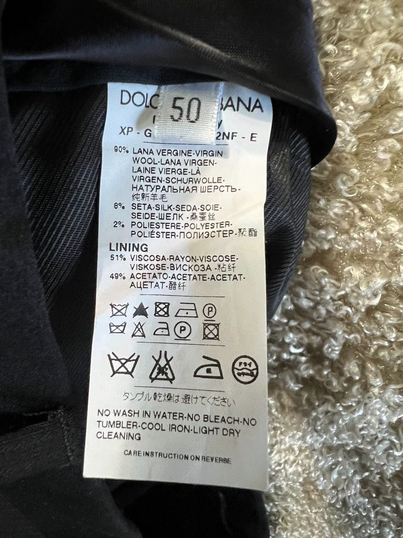 Dolce & Gabbana Dolce & Gabbana Men's Wool Casual Trousers Size US 34 / EU 50 - 5 Thumbnail