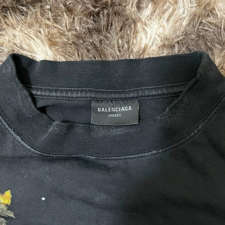 Balenciaga Balenciaga 24SS Statue of Liberty Washed Tee Size US S / EU 44-46 / 1 - 5 Thumbnail