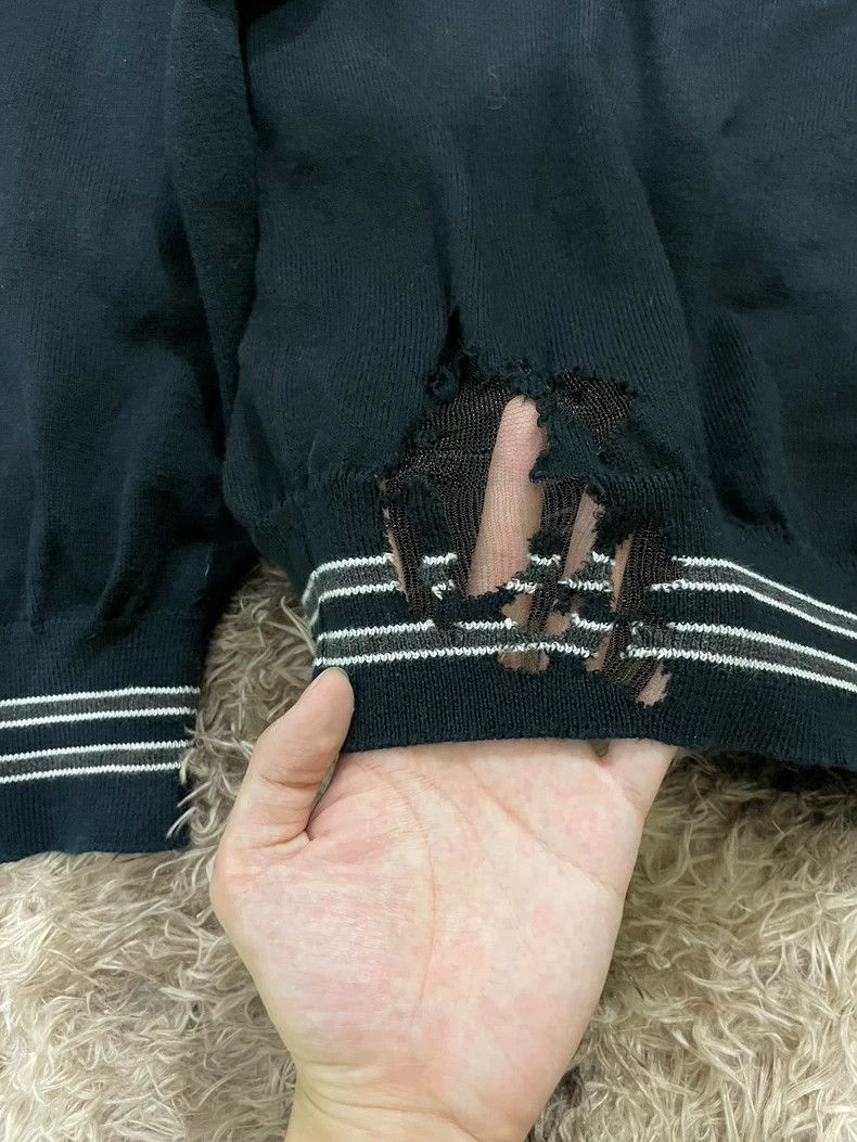 Maison Margiela Maison Margiela Distressed Knit Cardigan Size US L / EU 52-54 / 3 - 5 Thumbnail