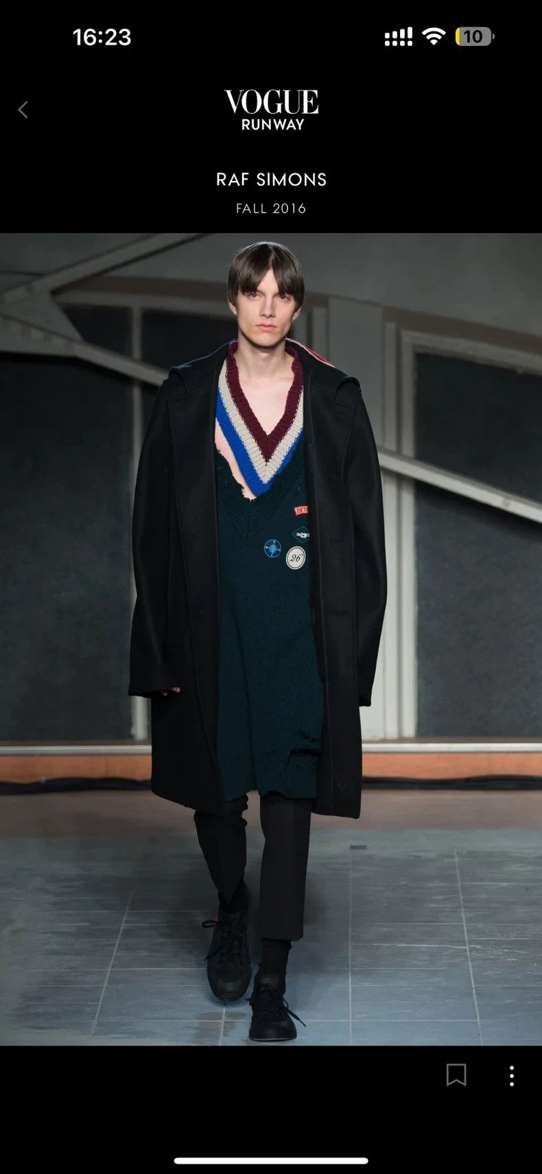 Raf Simons Raf Simons 16AW Collar Patch Coat Size US M / EU 48-50 / 2 - 5 Thumbnail