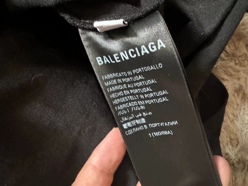 Balenciaga Balenciaga Double B Logo Short Sleeve Tee Size US M / EU 48-50 / 2 - 2 Thumbnail