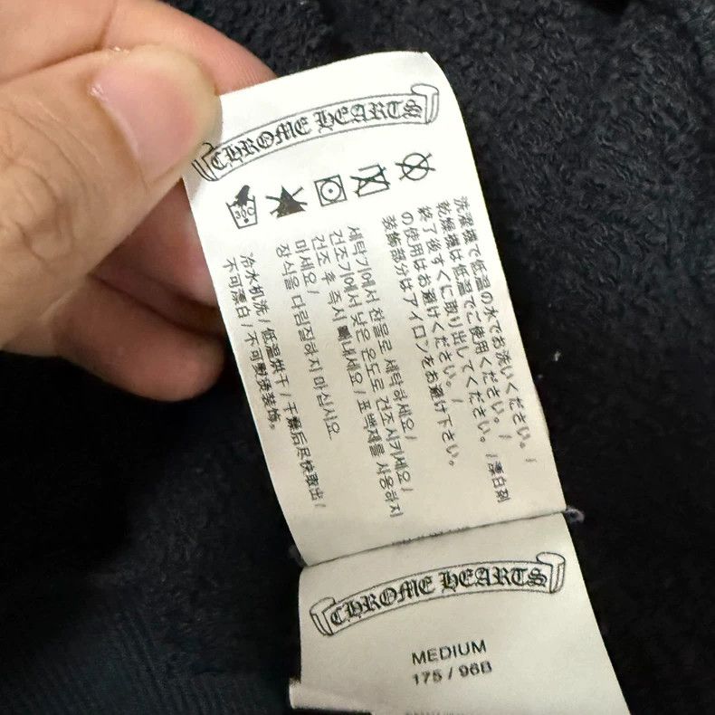 Chrome Hearts Chrome Hearts Black Embroidered Crewneck Sweatshirt Size US M / EU 48-50 / 2 - 5 Thumbnail