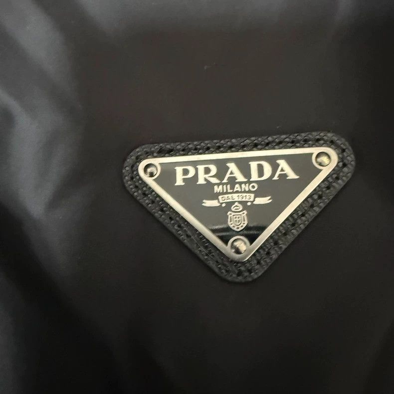 Prada Prada Triangle Logo Nylon Bomber Jacket Size US L / EU 52-54 / 3 - 3 Thumbnail