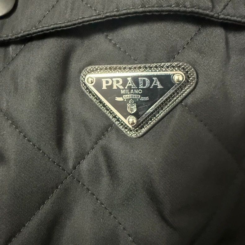Prada Prada Re-Nylon Quilted Jacket Black Size US XL / EU 56 / 4 - 3 Thumbnail
