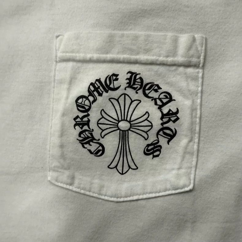 Chrome Hearts Chrome Hearts White Cross Short Sleeve Tee Size US XL / EU 56 / 4 - 2 Thumbnail