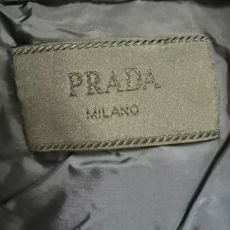 Prada Prada Nylon Puffer Jacket with Triangle Logo Size US L / EU 52-54 / 3 - 3 Thumbnail