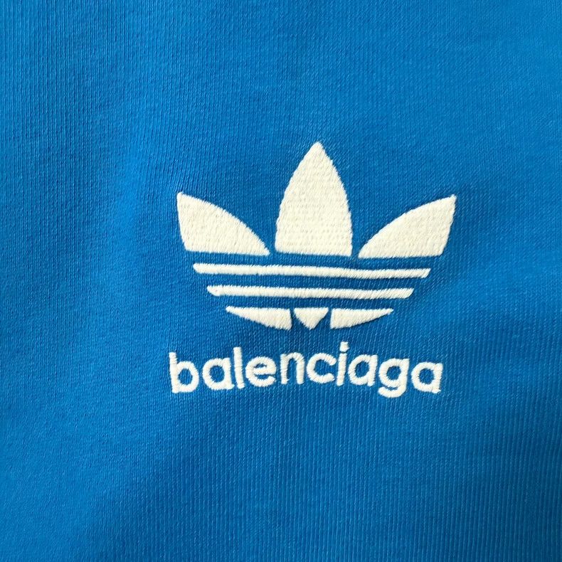 Balenciaga Balenciaga x Adidas Limited Blue Hoodie Size US M / EU 48-50 / 2 - 2 Thumbnail