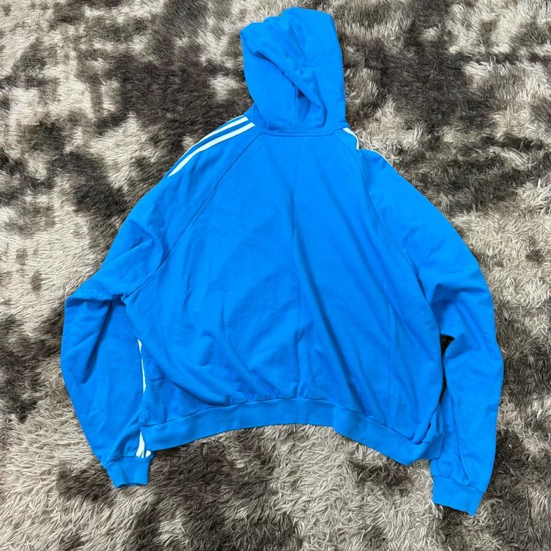 Balenciaga Balenciaga x Adidas Limited Blue Hoodie Size US M / EU 48-50 / 2 - 5 Thumbnail