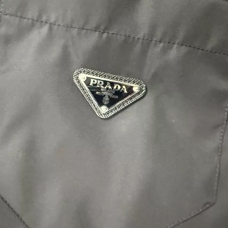 Prada Prada 24 New Triangle Logo Nylon Jacket Size US XL / EU 56 / 4 - 2 Thumbnail