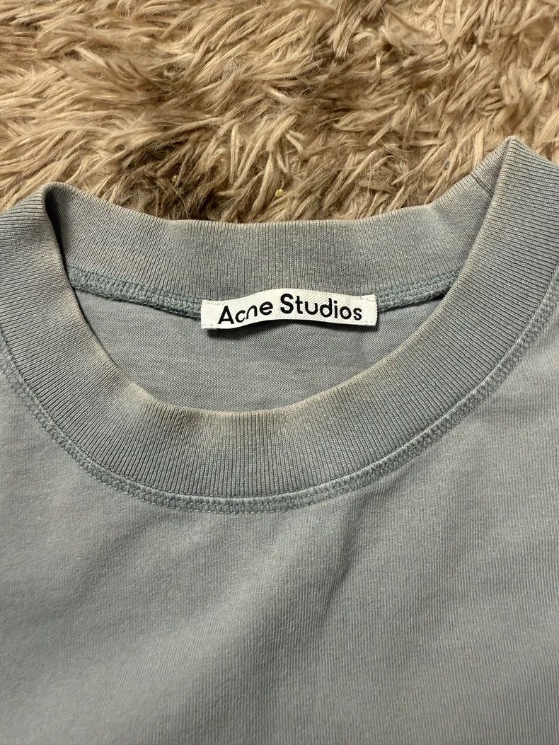 Acne Studios Acne Studios Logo Grey Cotton T-Shirt Size US XXL / EU 58 / 5 - 4 Thumbnail