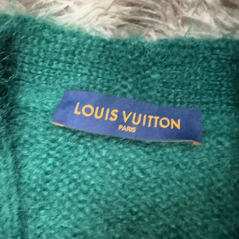 Louis Vuitton Louis Vuitton Green Knit Cardigan XL Size US XL / EU 56 / 4 - 3 Thumbnail