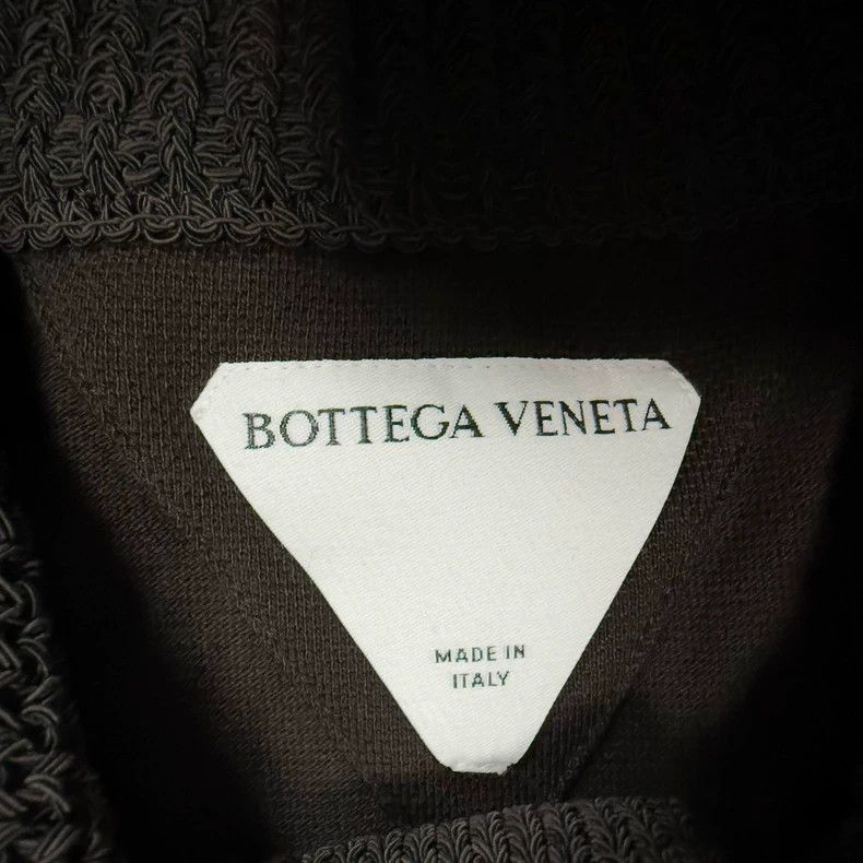 Bottega Veneta Bottega Veneta Solid Color Polo Shirt Size US L / EU 52-54 / 3 - 3 Thumbnail