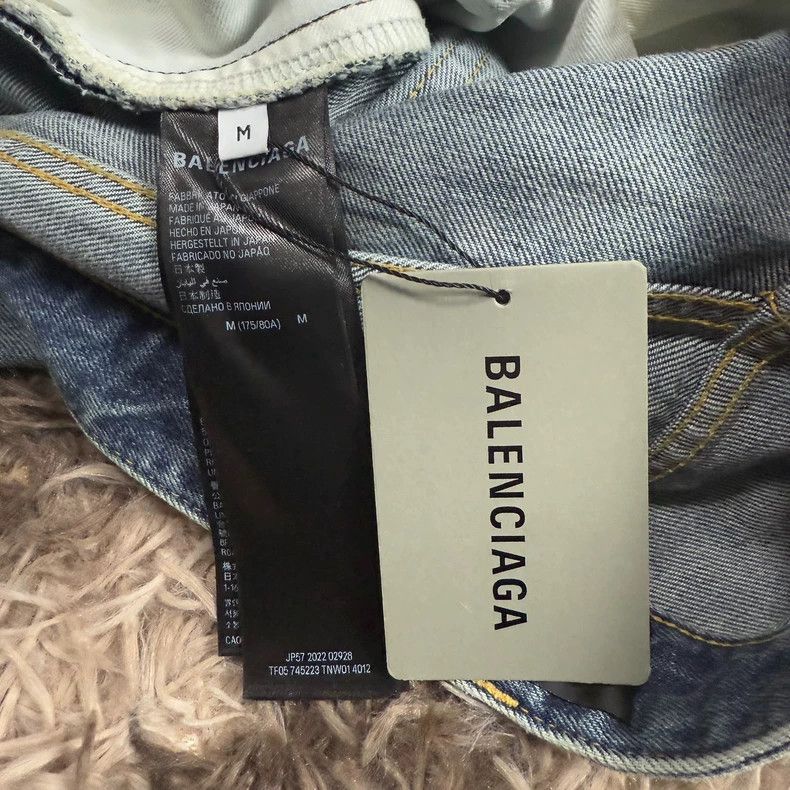 Balenciaga Balenciaga SS23 Spray Paint Denim Jeans Size US 33 - 4 Thumbnail