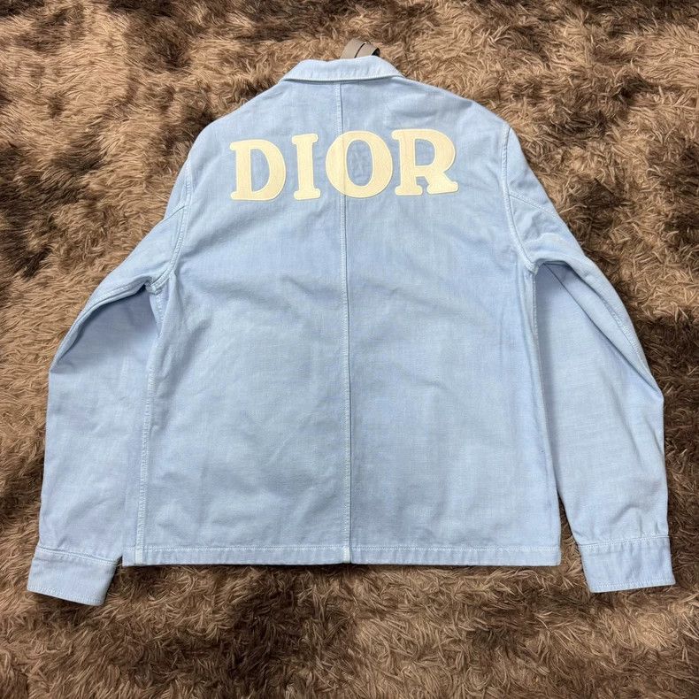 Dior Dior 1947 Embroidered Denim Jacket Size US XL / EU 56 / 4 - 4 Thumbnail