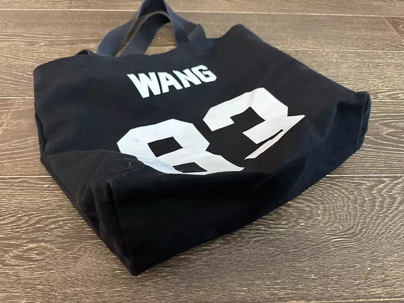 Japanese Brand Black Tote Bag with 83 and Wang Size ONE SIZE - 5 Thumbnail