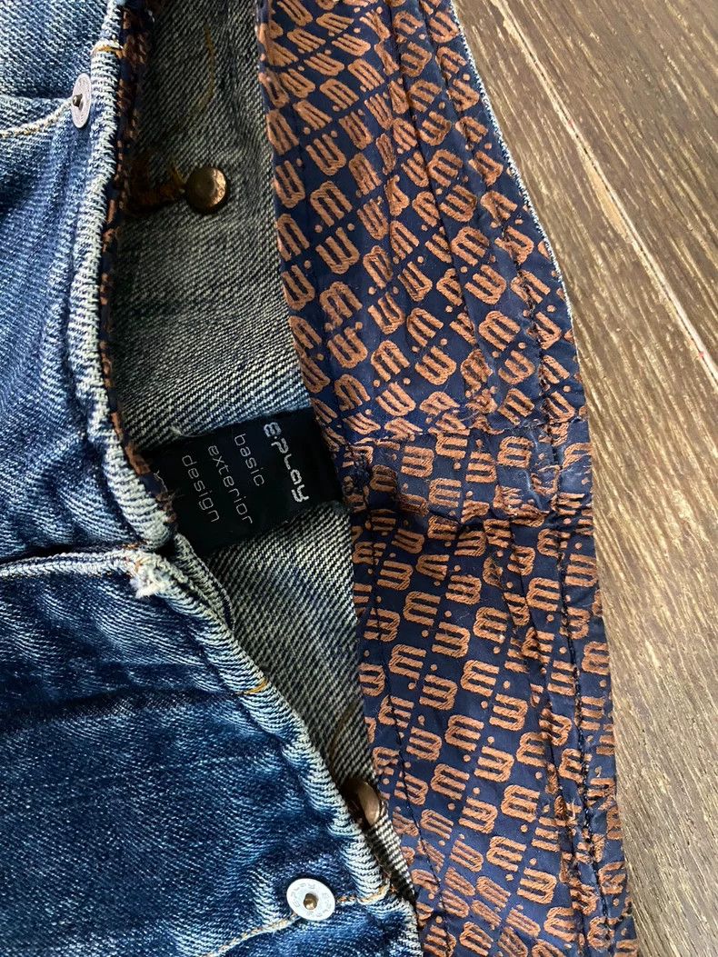 Japanese Brand E-Play Vintage Denim Jeans with Unique Details Size US 28 / EU 44 - 7 Thumbnail