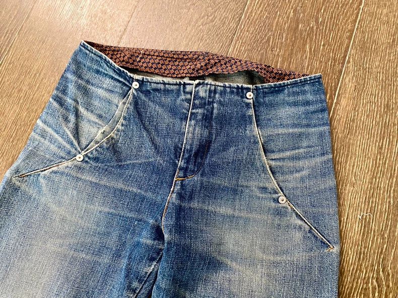 Japanese Brand E-Play Vintage Denim Jeans with Unique Details Size US 28 / EU 44 - 3 Thumbnail