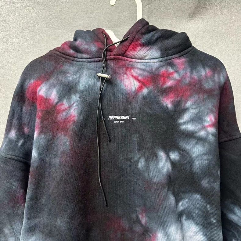 Japanese Brand Tie Dye Hoodie in Black and Purple Size US XS / EU 42 / 0 - 2 Thumbnail