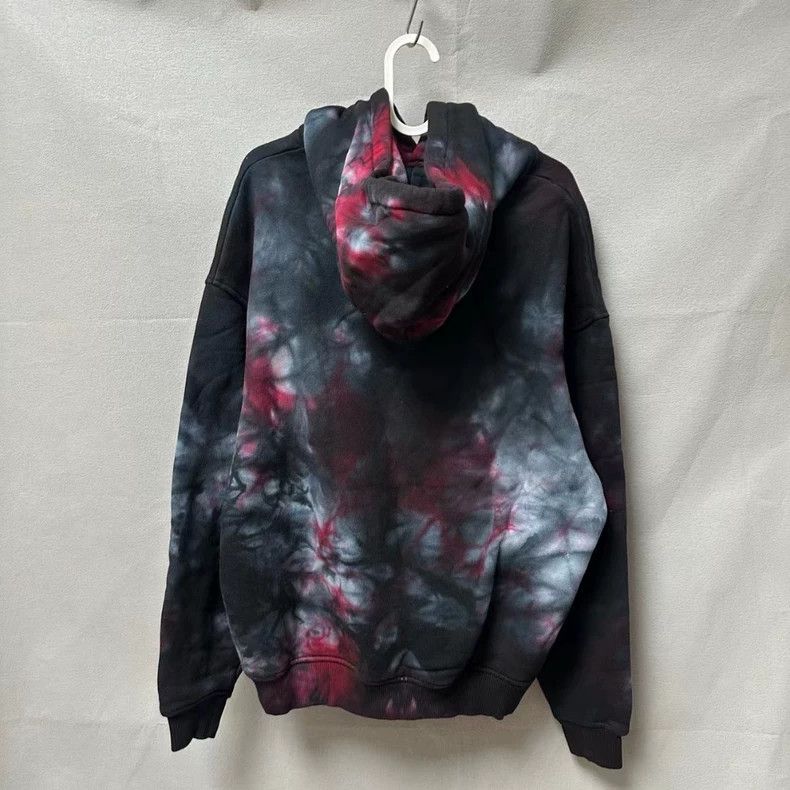 Japanese Brand Tie Dye Hoodie in Black and Purple Size US XS / EU 42 / 0 - 4 Thumbnail