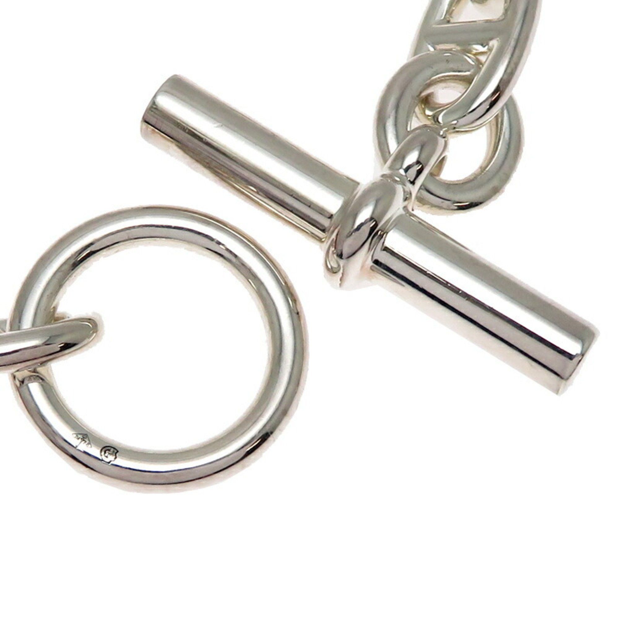 Hermes Hermes Chaine d'Ancre 14 Links MM Women's and Men's Bracelet Sterling Silver Size ONE SIZE - 3 Thumbnail