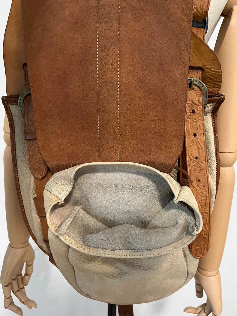 Isaac Sellam Experience ISAMUKATAYAMA BACKLASH Leather Backpack Size ONE SIZE - 7 Thumbnail