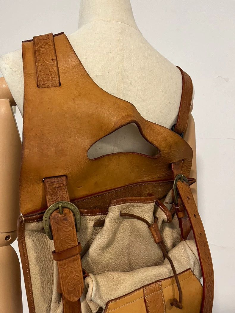 Isaac Sellam Experience ISAMUKATAYAMA BACKLASH Leather Backpack Size ONE SIZE - 3 Thumbnail