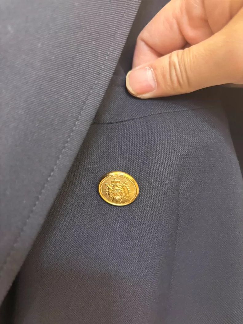 Japanese Brand J.Press York Street Blazer with Unique Buttons Size US L / EU 52-54 / 3 - 3 Thumbnail