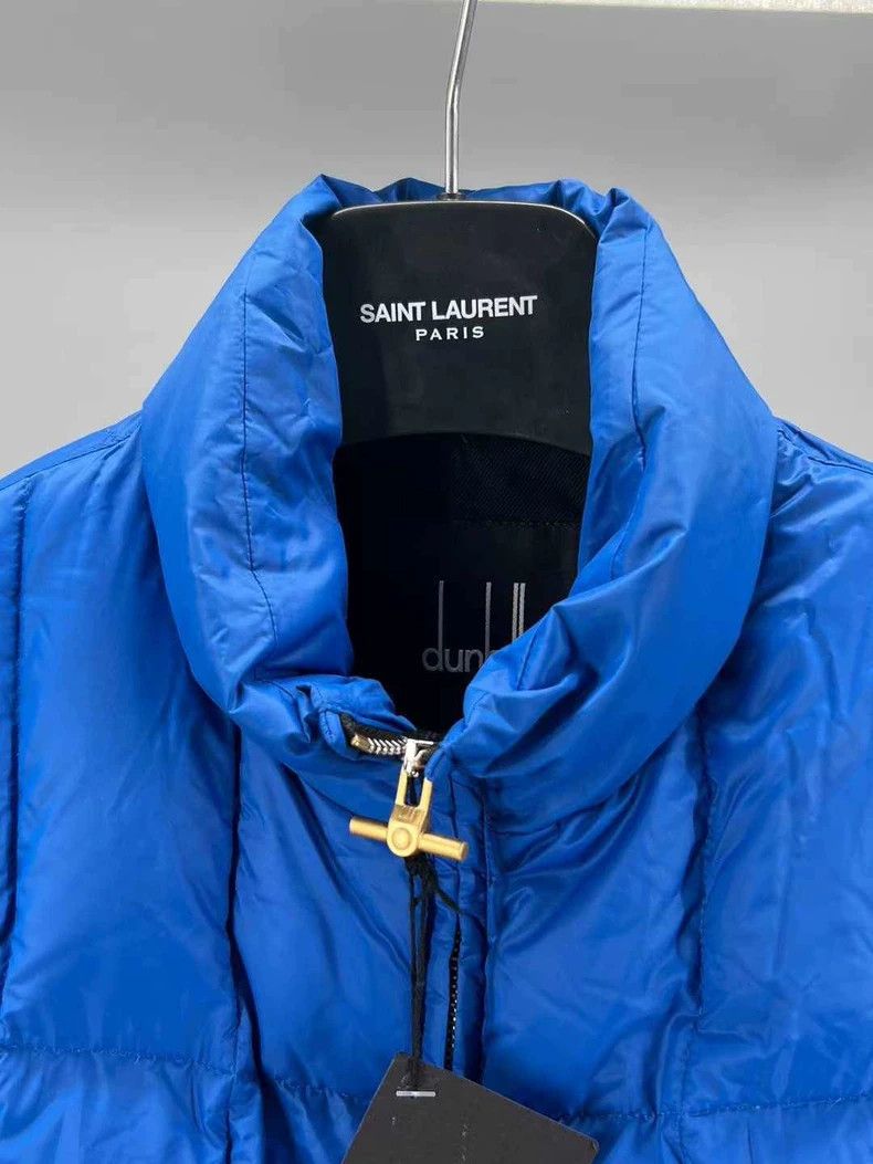 Alfred Dunhill stylish blue puffer jacket for men Size US S / EU 44-46 / 1 - 2 Thumbnail