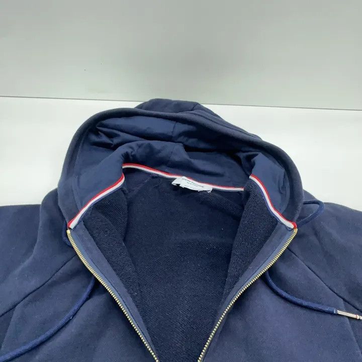 Thom Browne TB Classic Spring Hooded Zip Sweatshirt 0079 Size US M / EU 48-50 / 2 - 7 Thumbnail