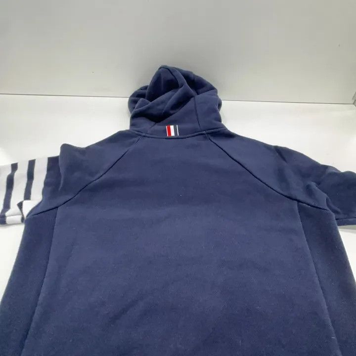 Thom Browne TB Classic Spring Hooded Zip Sweatshirt 0079 Size US M / EU 48-50 / 2 - 17 Thumbnail