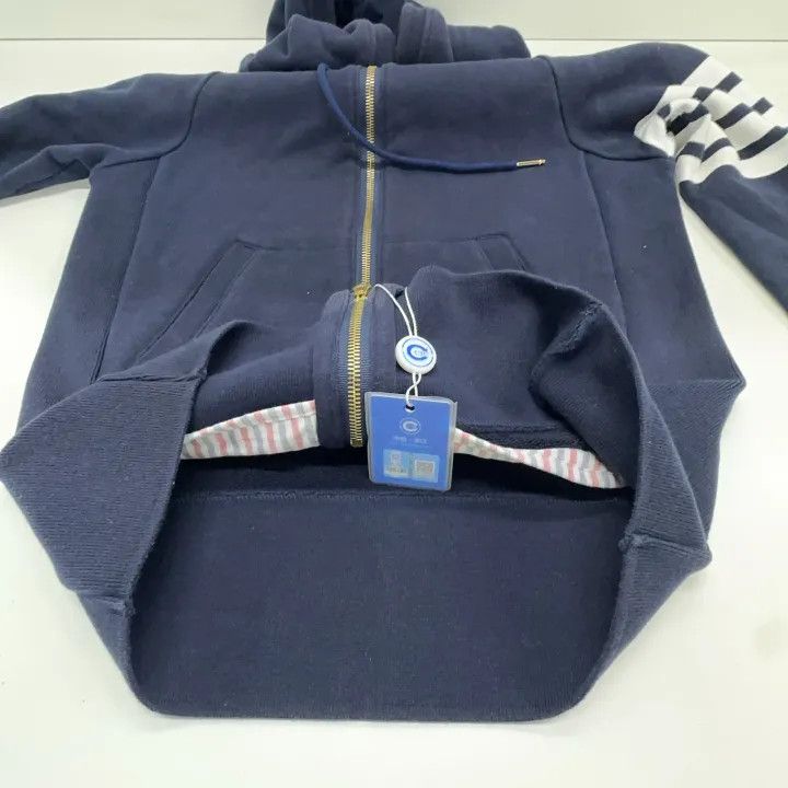 Thom Browne TB Classic Spring Hooded Zip Sweatshirt 0079 Size US M / EU 48-50 / 2 - 12 Thumbnail