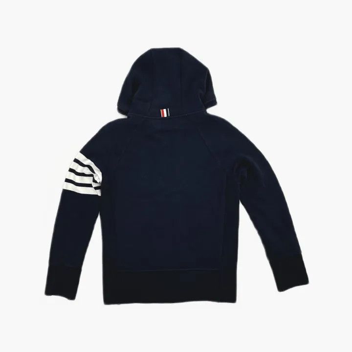 Thom Browne TB Classic Spring Hooded Zip Sweatshirt 0079 Size US M / EU 48-50 / 2 - 3 Thumbnail