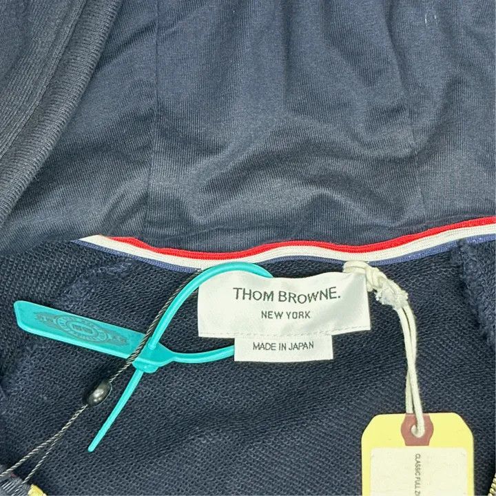Thom Browne TB Classic Striped Hoodie Jacket for Men 0079 Size US M / EU 48-50 / 2 - 3 Thumbnail