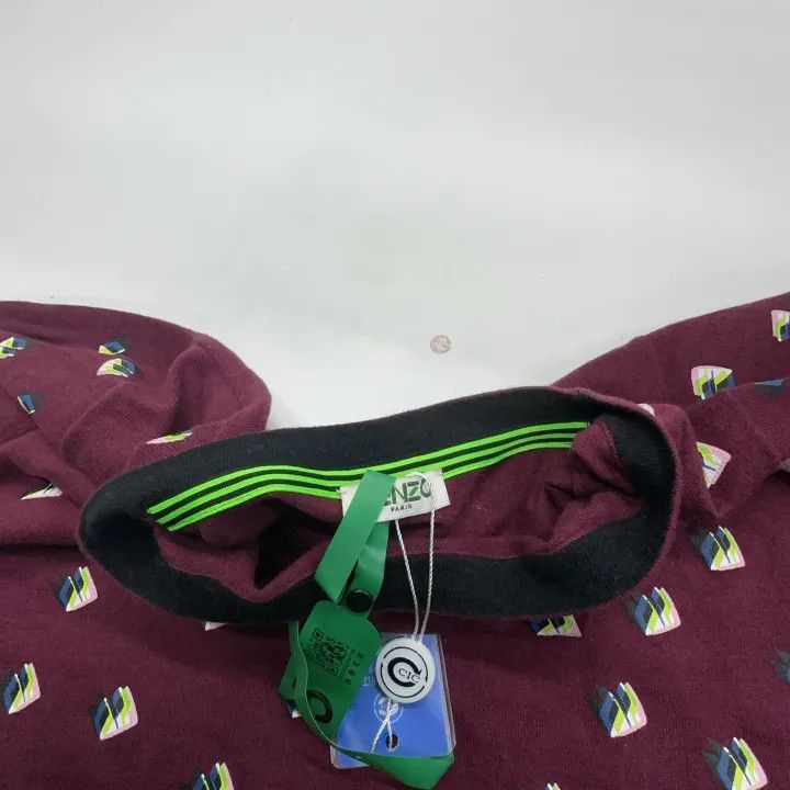 Kenzo KENZO Allover Print Round Neck Long Sleeve T-shirt 0079 Size US L / EU 52-54 / 3 - 7 Thumbnail