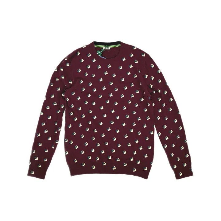 Kenzo KENZO Allover Print Round Neck Long Sleeve T-shirt 0079 Size US L / EU 52-54 / 3 - 2 Thumbnail