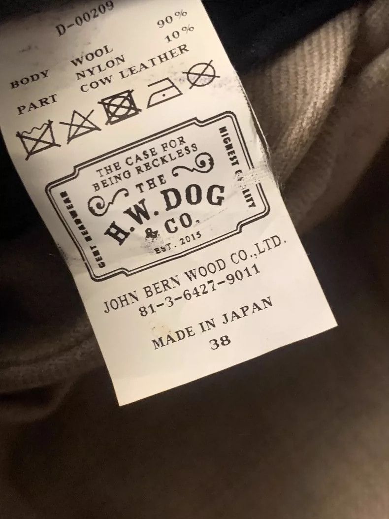 The Real McCoy's H.W.DOG navy captain hat Size ONE SIZE - 7 Thumbnail