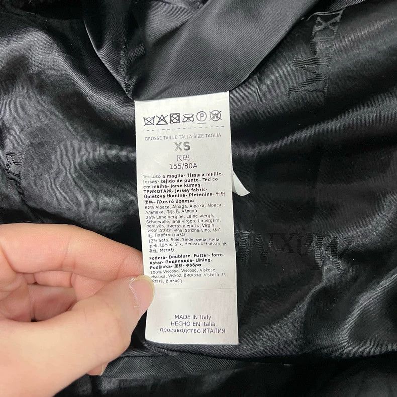 Max Mara maxmara black short sleeve coat Size XS / US 0-2 / IT 36-38 - 7 Thumbnail