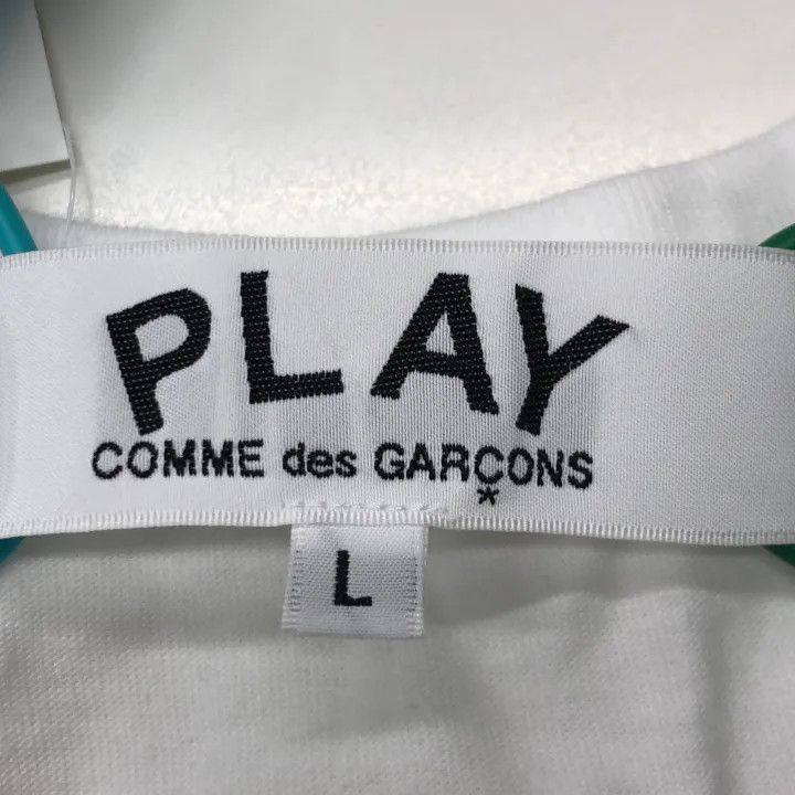 Comme des Garcons PLAY Comme des Garçons Play White Heart Graphic Tee 0079 Size US L / EU 52-54 / 3 - 2 Thumbnail