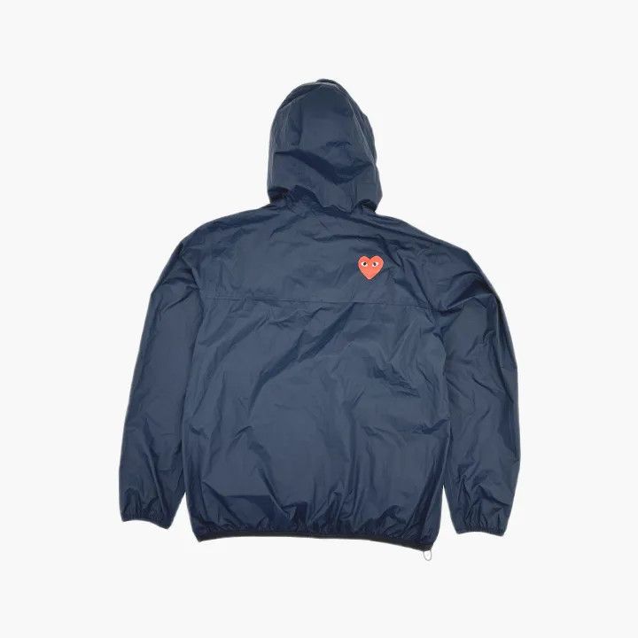 Comme des Garcons Comme des Garcons Play x K-Way Hooded Jacket 0079 Size US XL / EU 56 / 4 - 3 Thumbnail