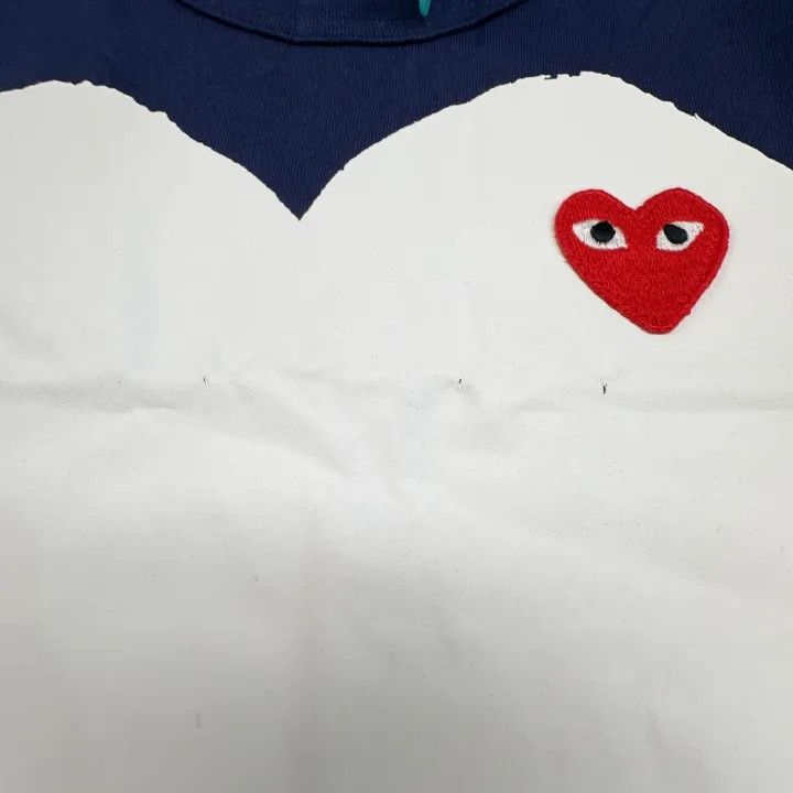 Comme des Garcons PLAY Comme des Garcons Play Heart Print T-Shirt 0079 Size S / US 4 / IT 40 - 7 Thumbnail